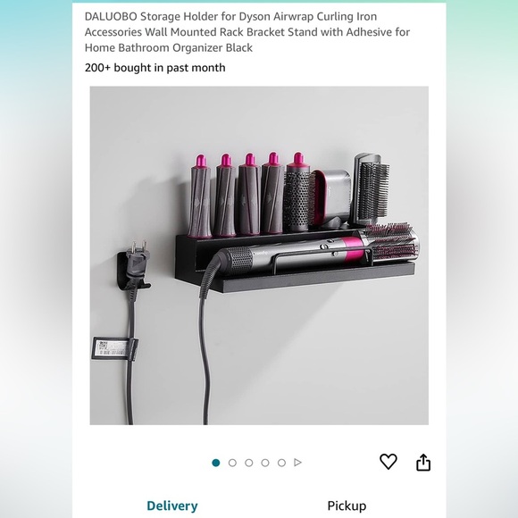 Hair Dyson Airwrap Wall Mounted Storage Holder Poshmark